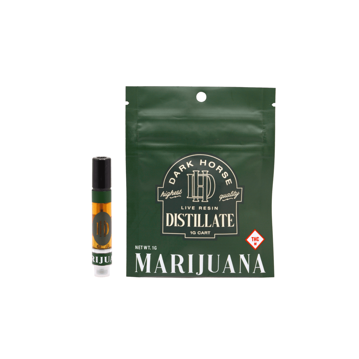 Blue Dream | 1g Live Resin Cartridge by Dark Horse Cannabis