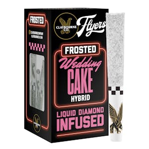 CLAYBOURNE CO. - Claybourne Frosted Flyers Infused 5pk Prerolls 2.5g Wedding Cake
