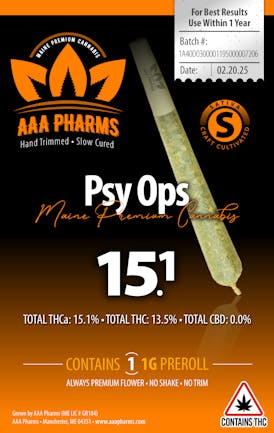 Psy Ops - 1g Pre Roll