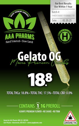 Gelato OG - 1g Pre Roll