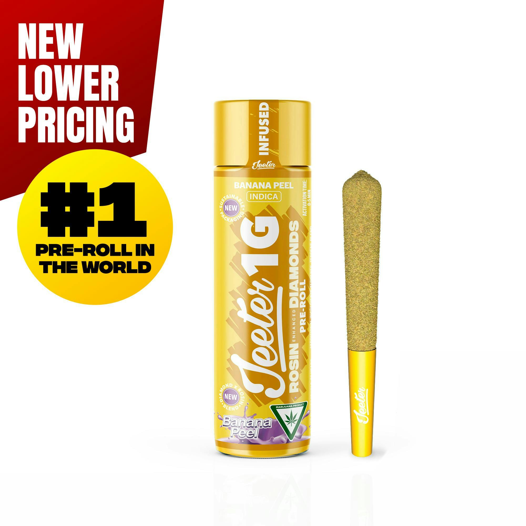 Jeeter | Banana Peel | Quad-Infused Joint | 1g