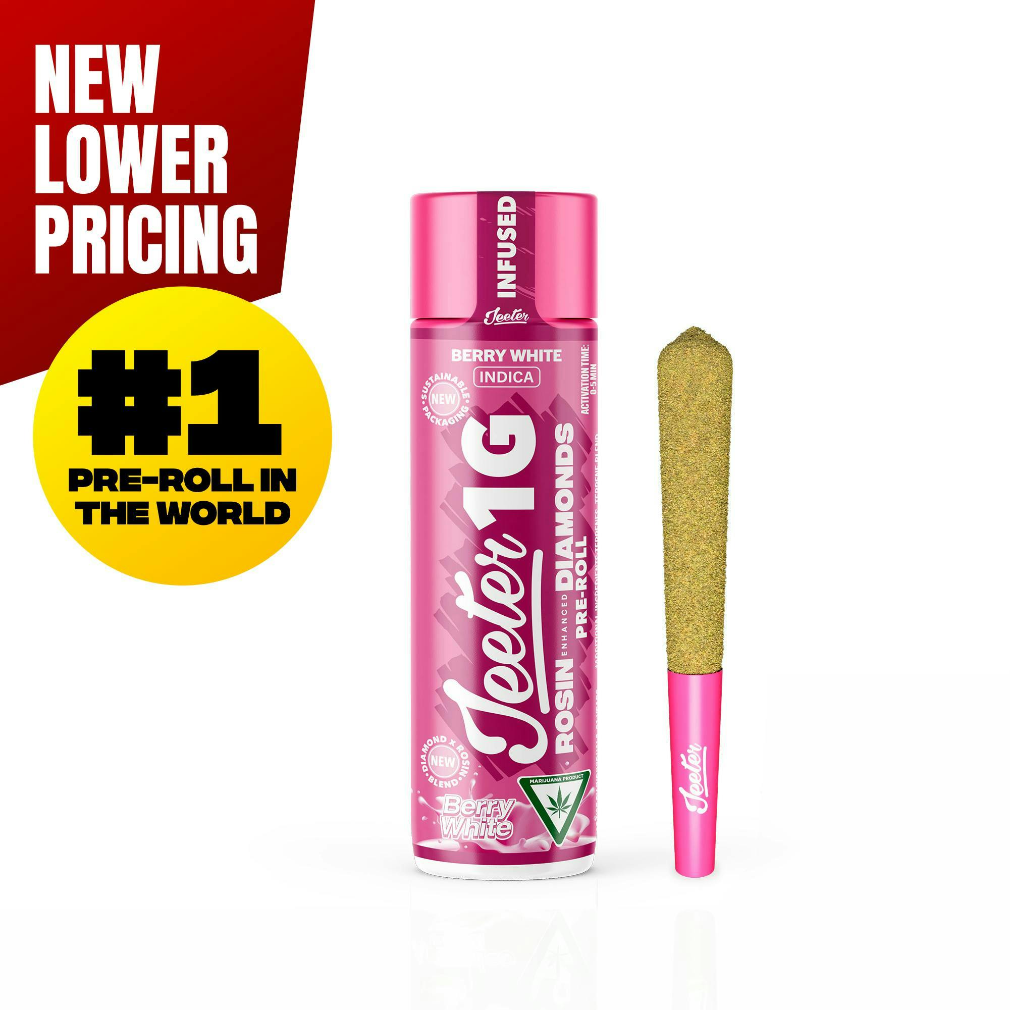 Jeeter | Berry White | Quad-Infused Joint | 1g