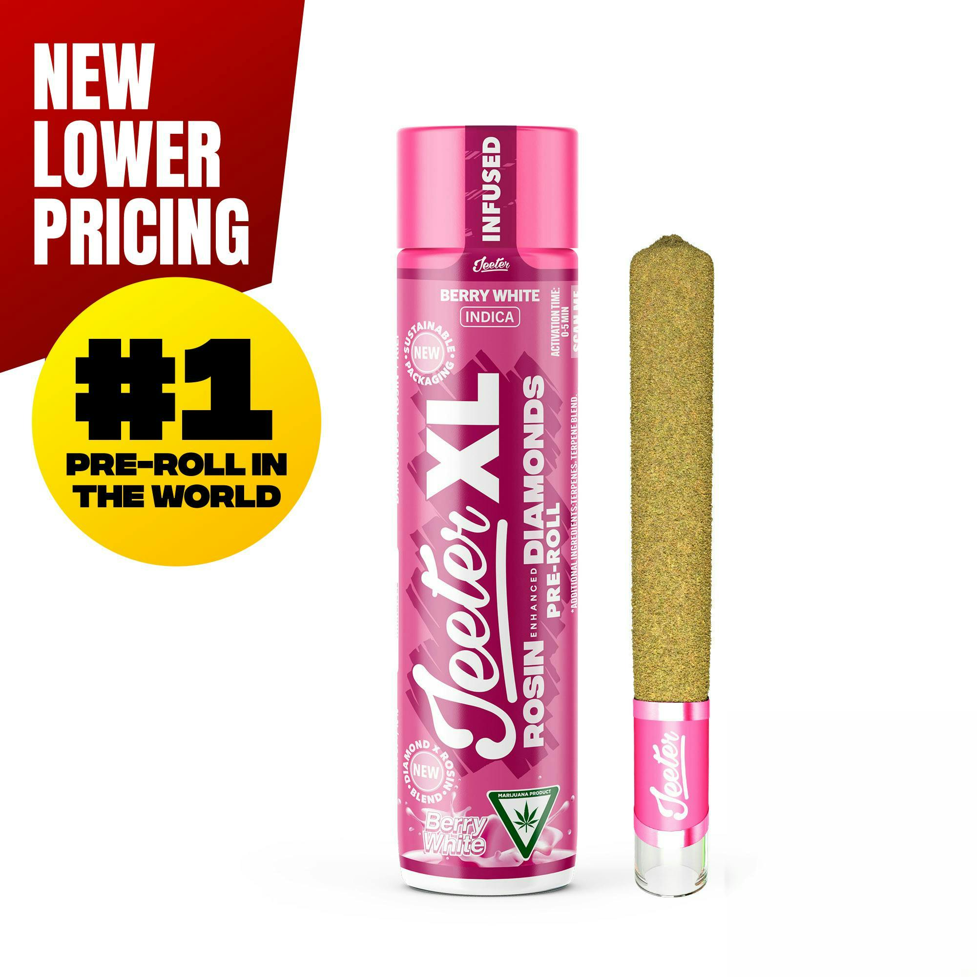 Jeeter | Berry White | XL Quad-Infused Joint | 2g by Jeeter