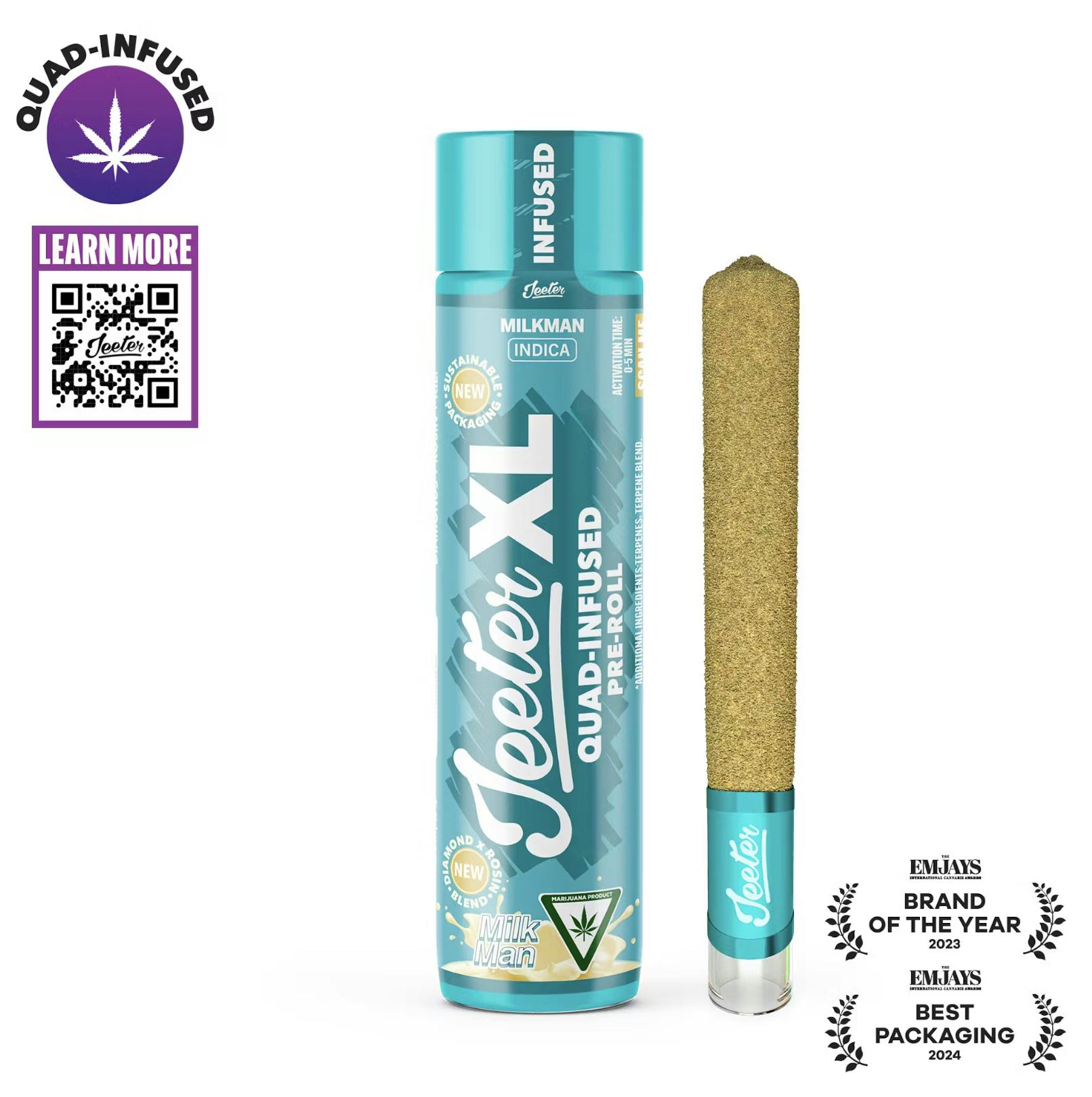 Jeeter | Milkman | XL Quad-Infused Joint | 2g