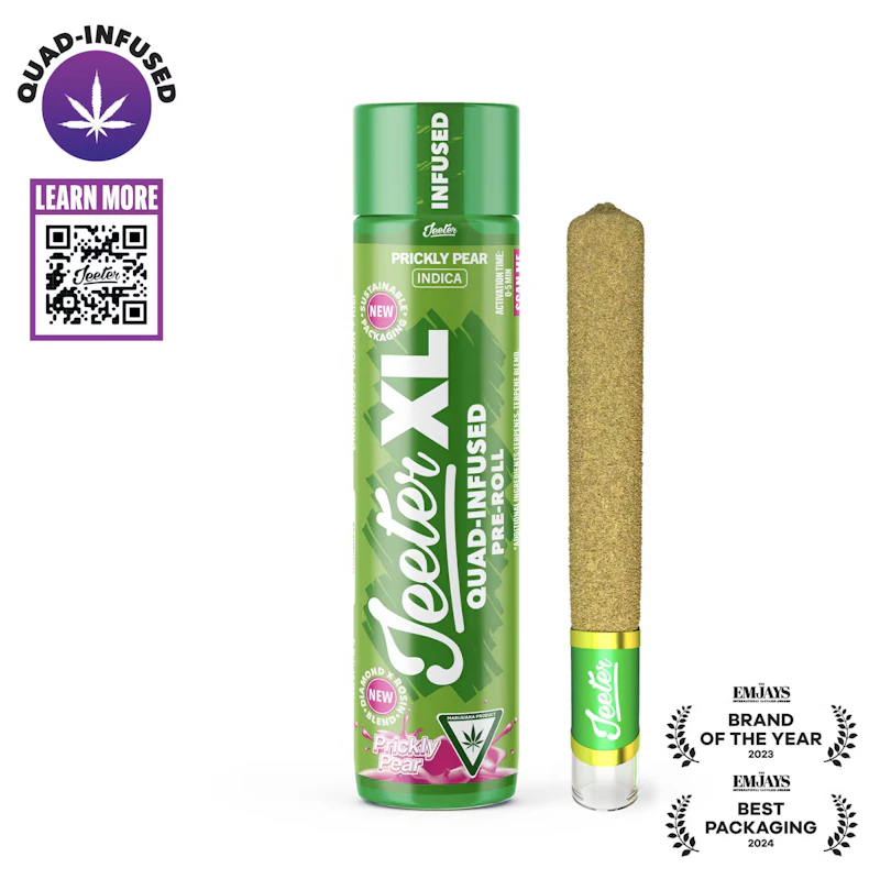 Jeeter Prickly Pear · XL Quad-Infused Joint · 2g, Infused Pre-Rolls