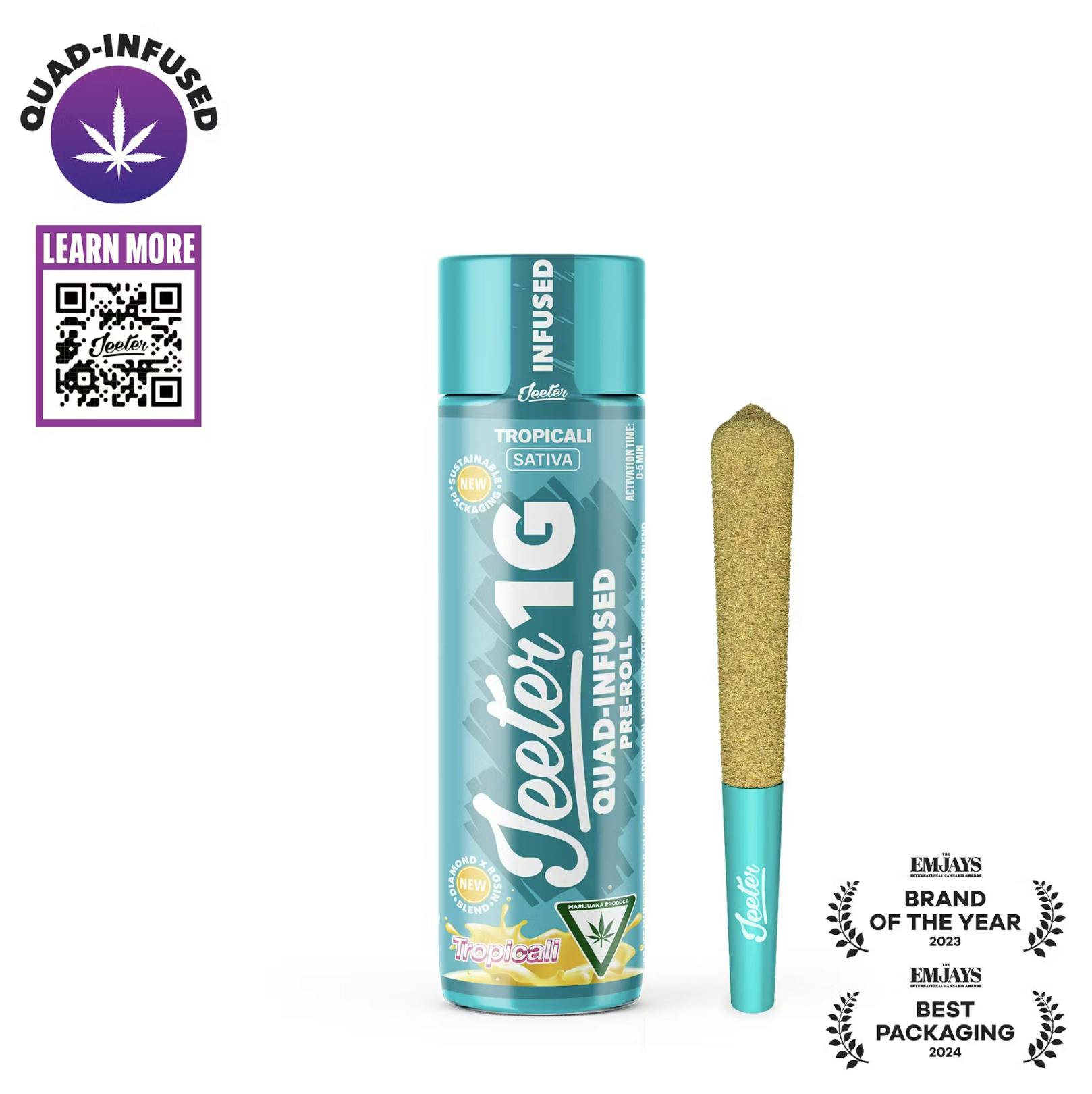 Jeeter | Tropicali | Quad-Infused Joint | 1g