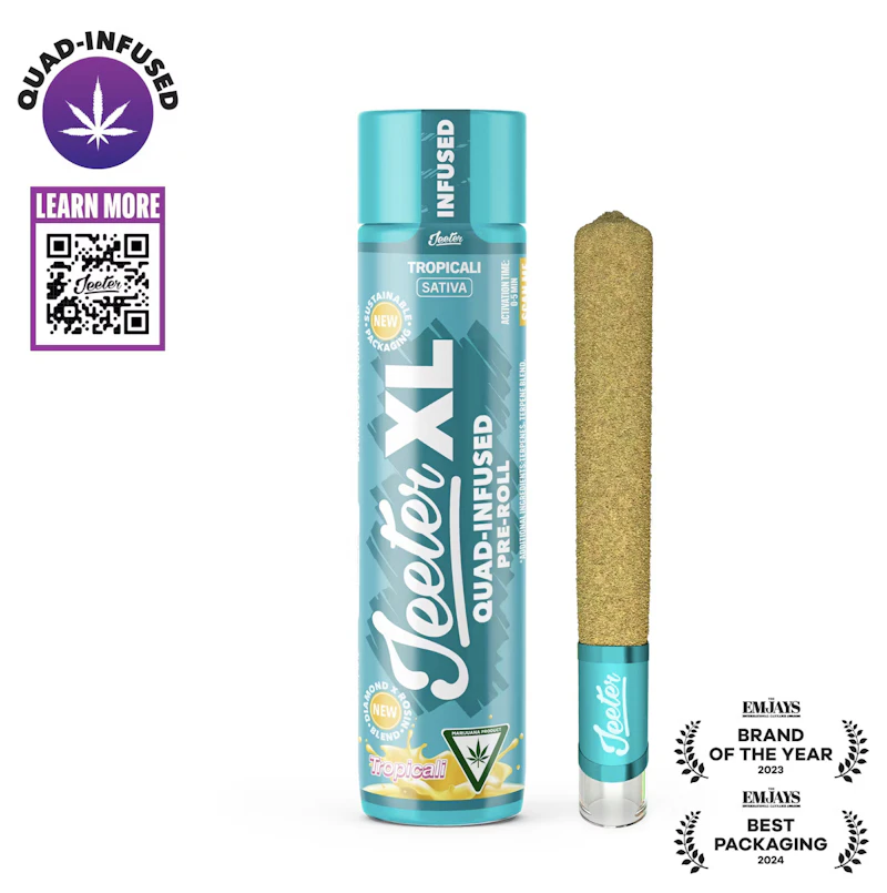 Jeeter Tropicali · XL Quad-Infused Joint · 2g, Infused Pre-Rolls
