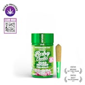 BABY JEETER - Infused Prerolls - Watermelon ZKZ - Quad Infused - 5PK - 2.5G