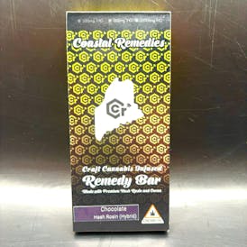 100mg Hash Rosin Milk Chocolate Bar | Coastal Remedies
