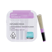 Boutiq - Strawberry Haze x Watermelon-Z H - Diamond Infused Preroll 5pk - 2.5g