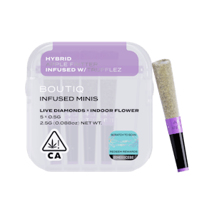 BOUTIQ - Boutiq Snack Pack - Apple Fritter x Trufflez 57% - Live Diamond Infused Pre Rolls (5pk)