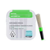 Boutiq | Strawberry Tropicana x Sour Slush | Live Diamond Infused Pre Rolls (5 pack)