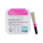 Boutiq Snack Pack - Lime Haze x Pink Z 54% - Live Diamond Infused Pre Rolls (5pk)