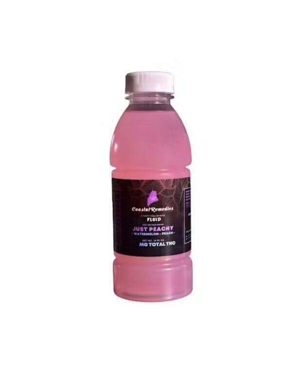 300mg Just Peachy Indica Hash Rosin Drink | Coastal Remedies at Lake Smoke Farm