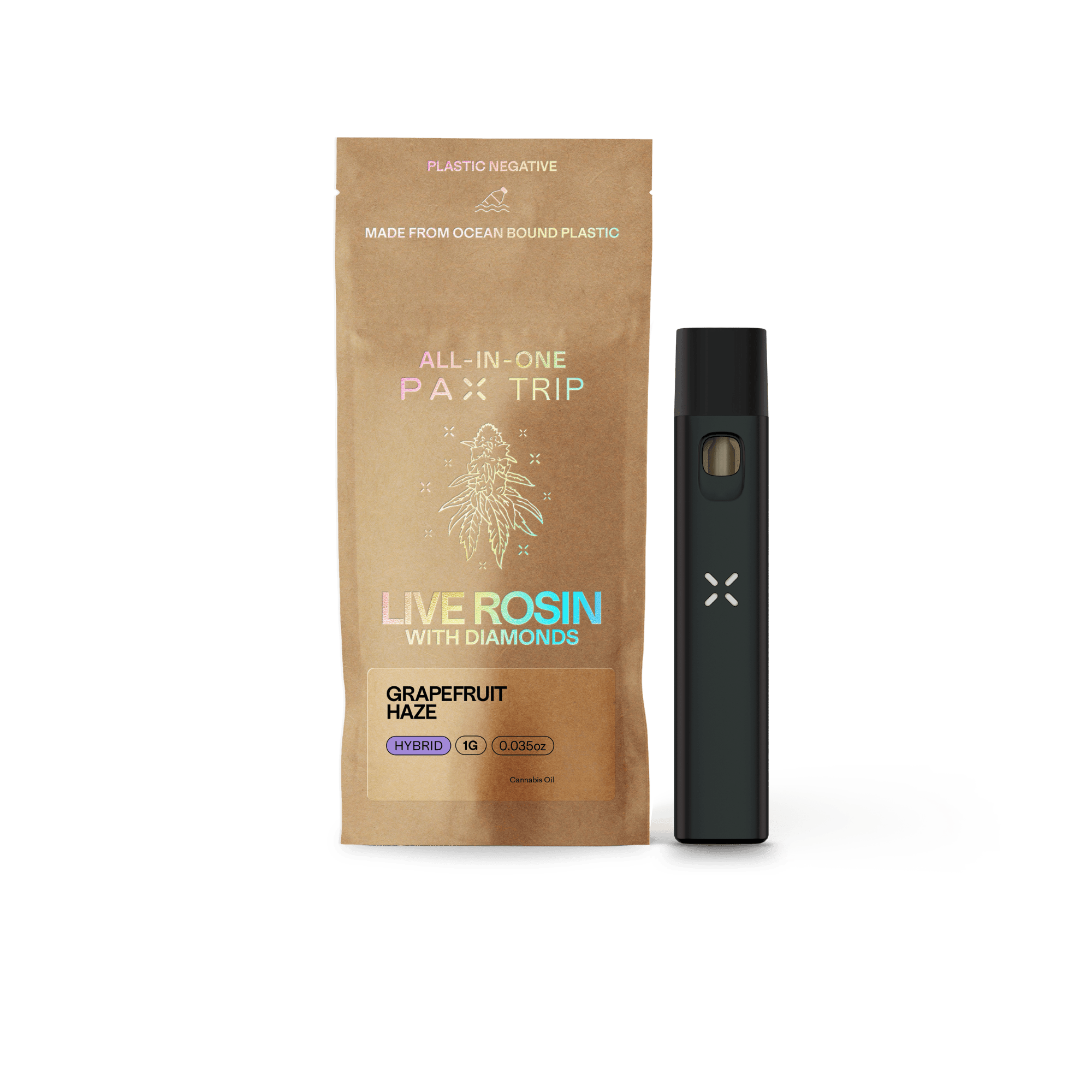 Grapefruit Haze | Live Rosin Diamond Disposable | 1g