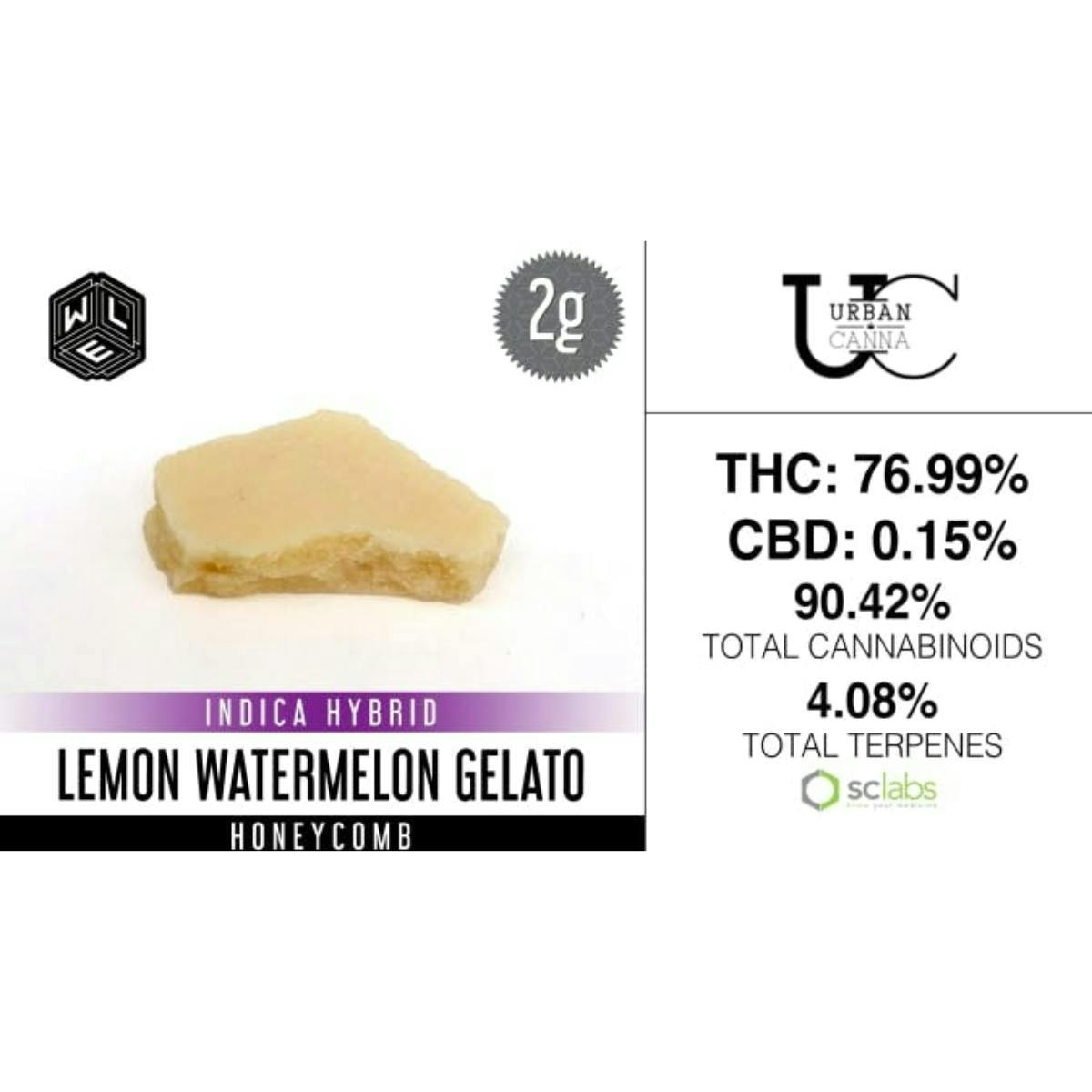 Lemon Watermelon Gelato | Honeycomb | 2g
