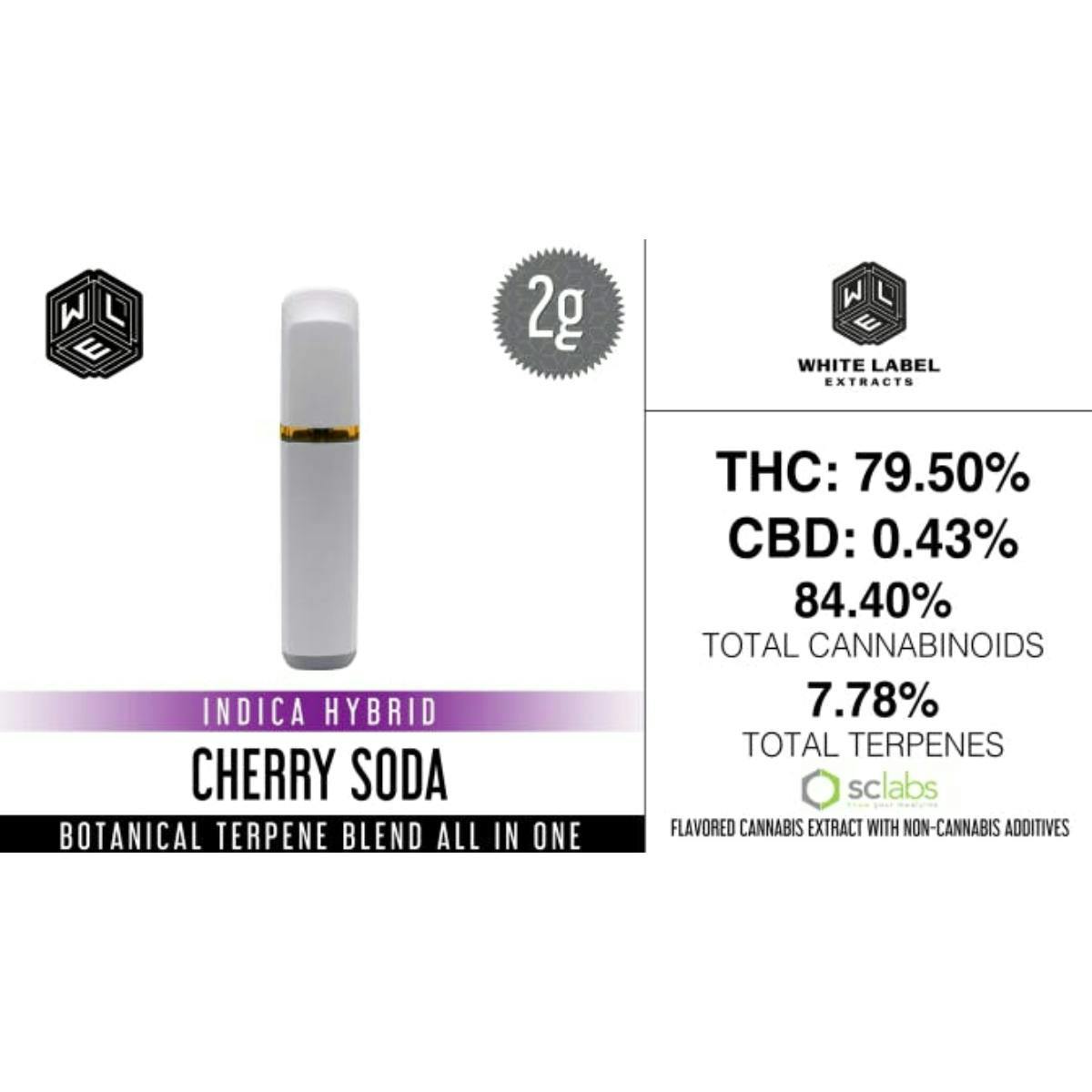 White Label Extracts: Black Cherry Soda