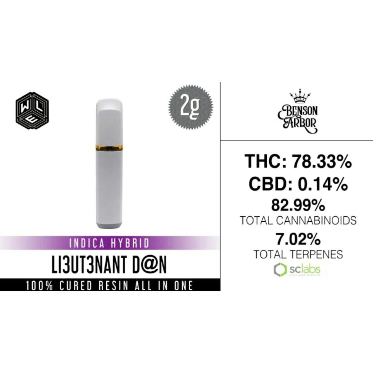 White Label Extracts: Lieutenant Dan