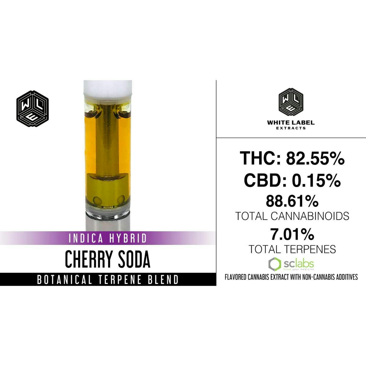 Cherry Soda | Botanical Terpene Blend Cartridge | 1g by White Label Extracts