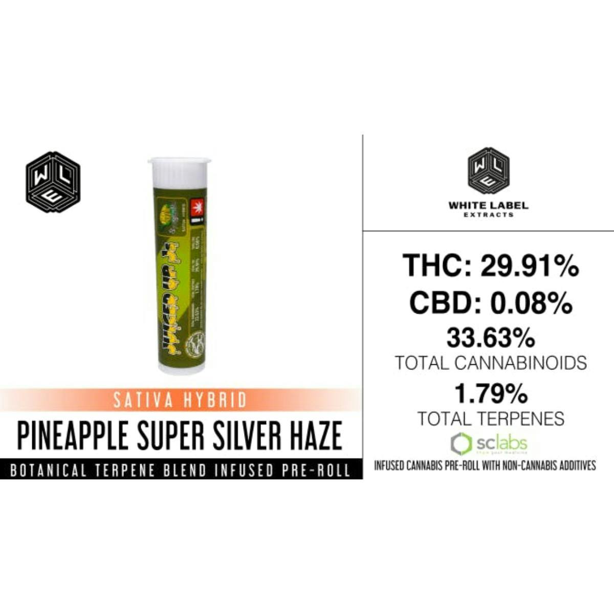 White Label Extracts: Pineapple Super Silver Haze