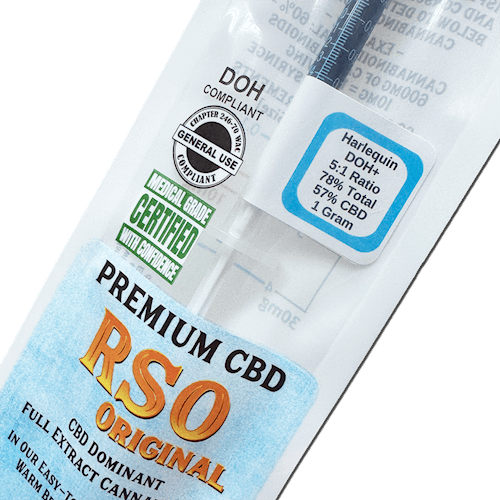 CBD RSO Original | Harlequin 5:1 | Sativa | 3 x 1g