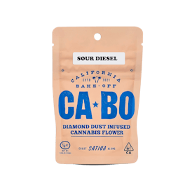 CABO Diamond Dust Infused 3.5g Flower - Sour Diesel - Sativa