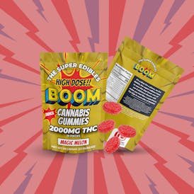 Magic Melon - Indica - 2000mg THC Gummies