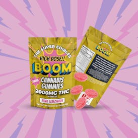 Pink Lemonade - Sativa -2000mg THC Gummies