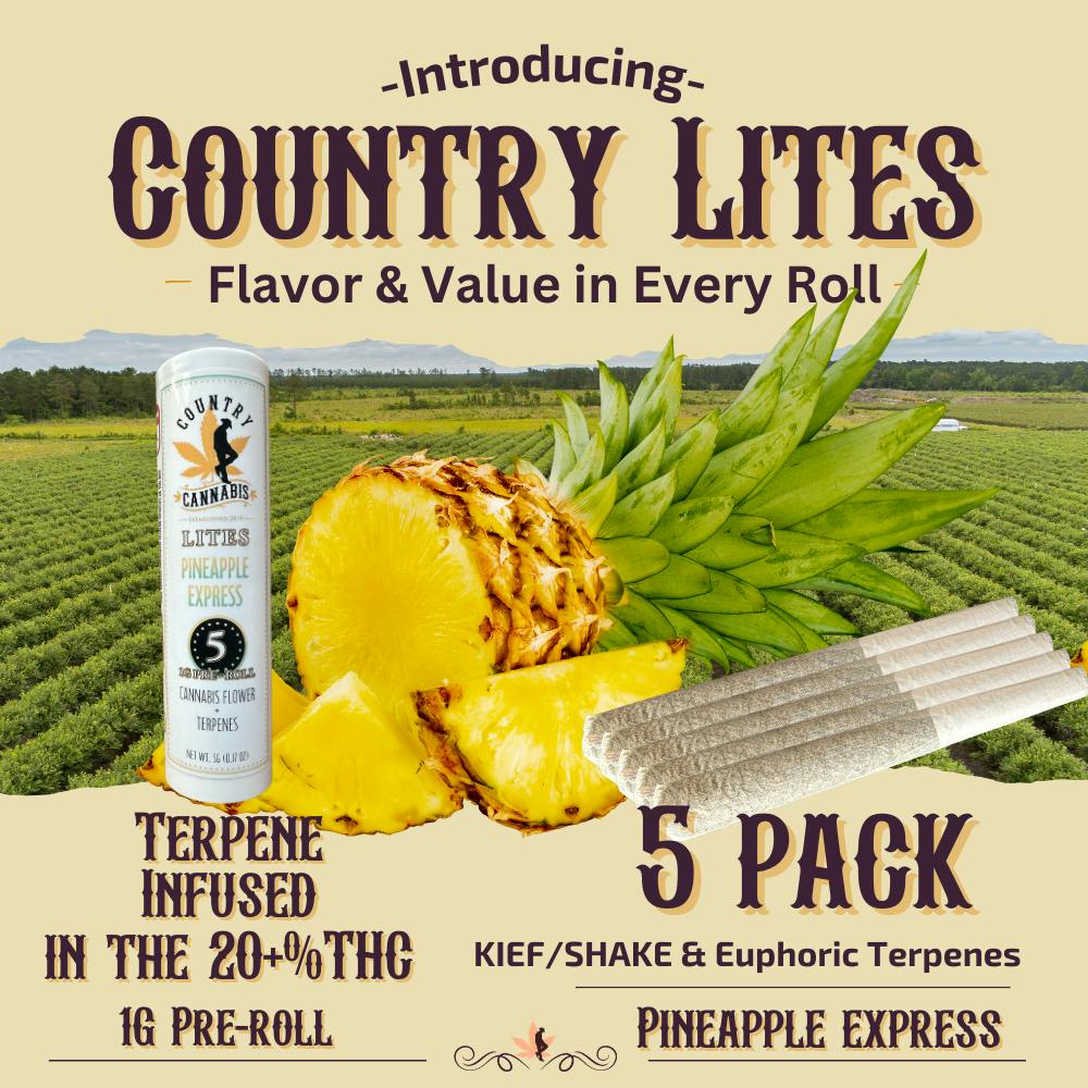 Country Lites | Pineapple Express | 1G | 5pk