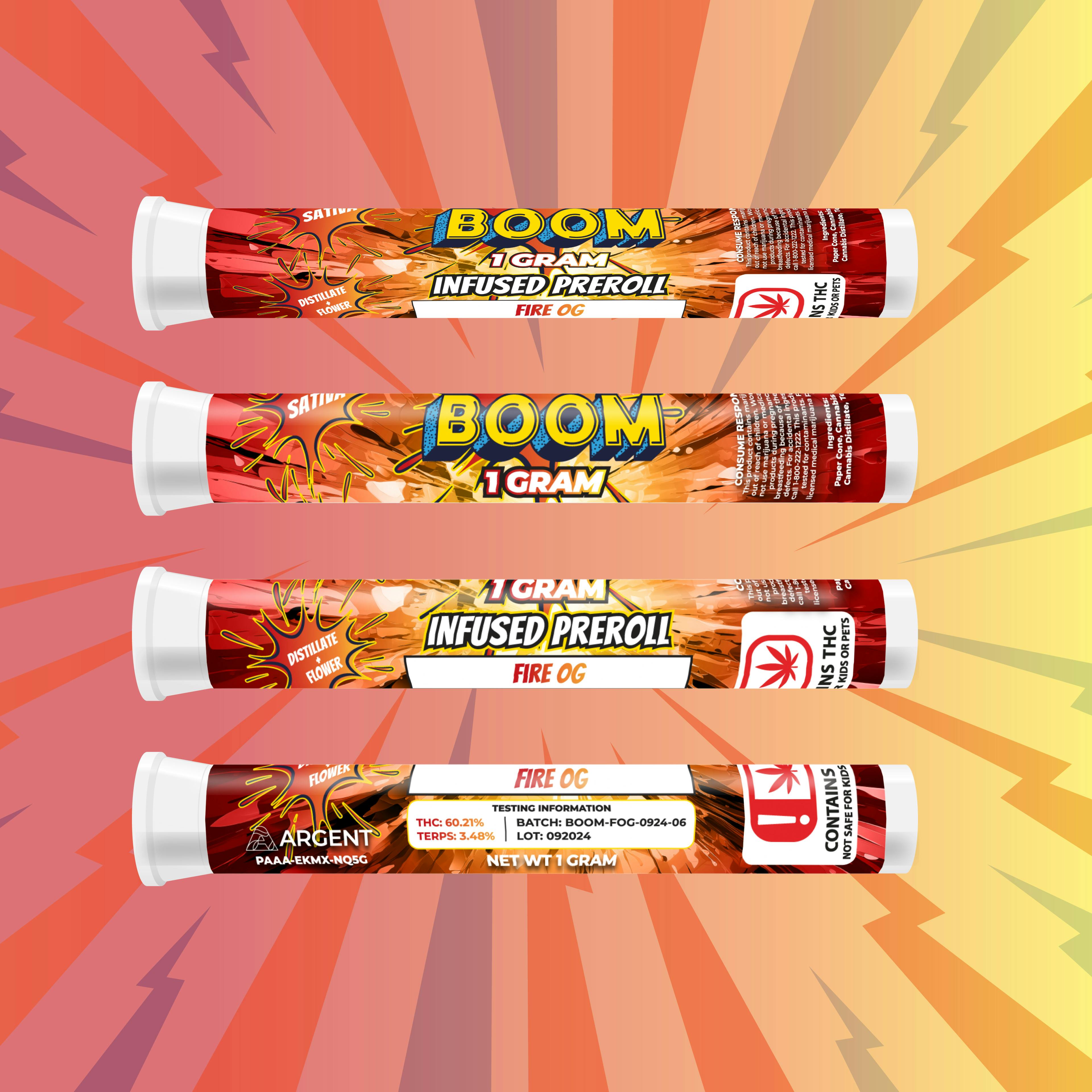 Fire OG - 1g Infused Preroll