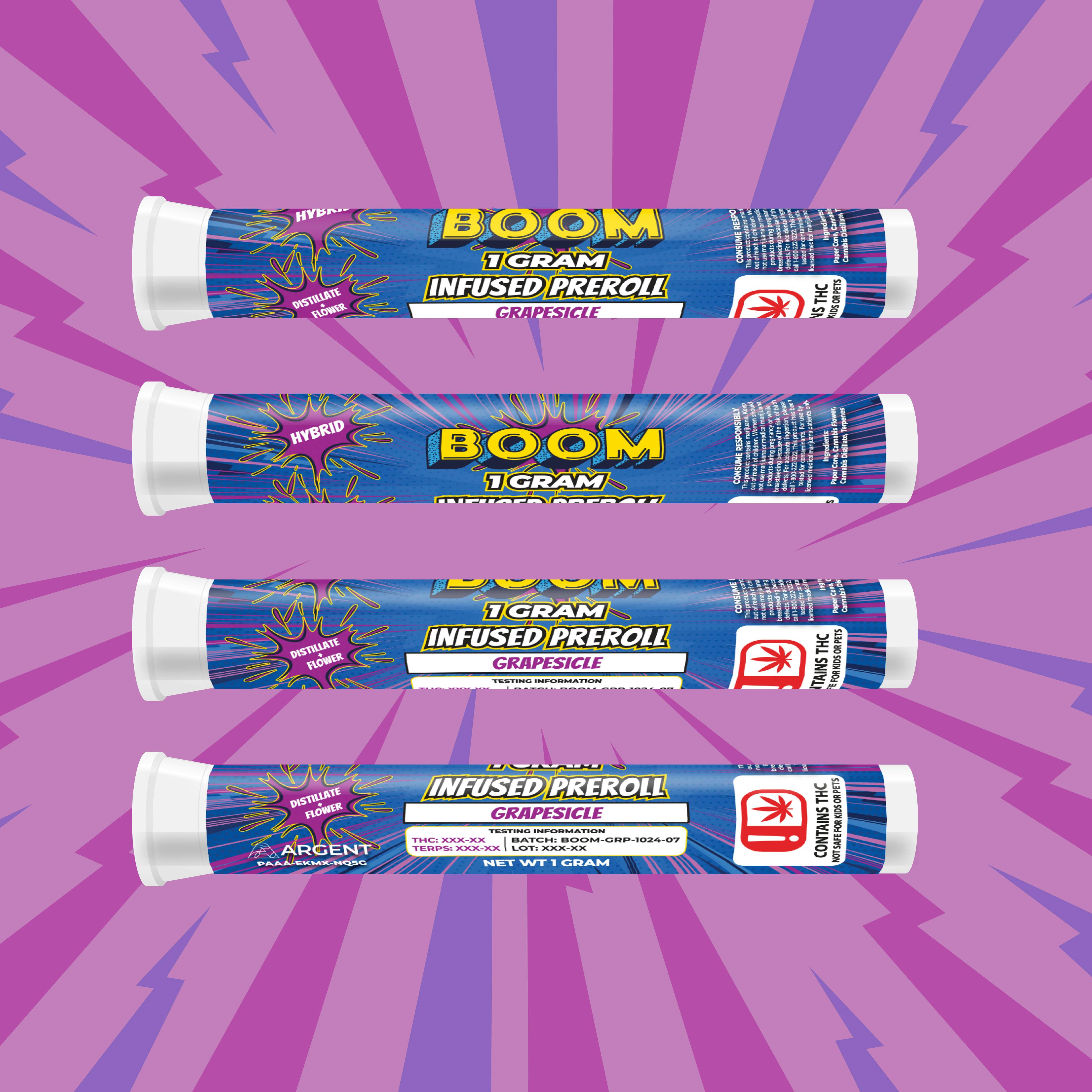Grapesicle - 1g Infused Preroll at Weed Stop Dispensary