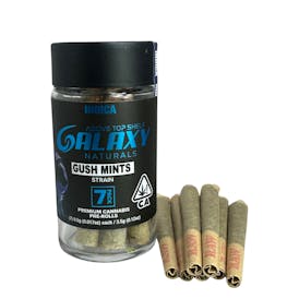 Gush Mints Naturals 7 Pack Prerolls - CA