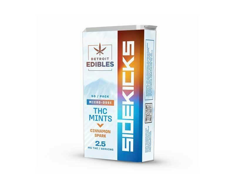 Sidekicks | Cinnamon Spark Mints | 125mg | 50ct | 2.5mg/ea