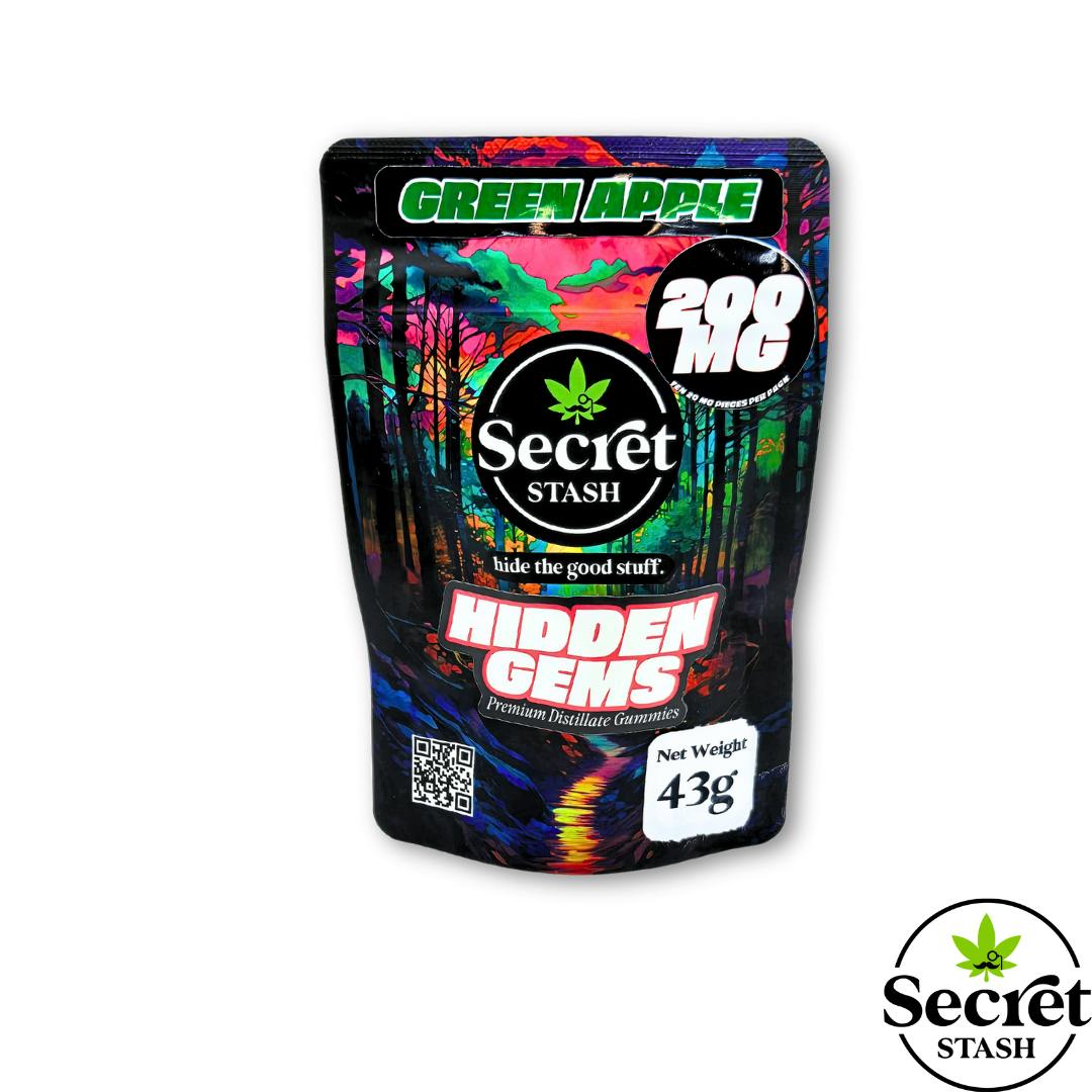 Secret Stash | Hidden Gems | THC | Green Apple | 200mg by Secret Stash
