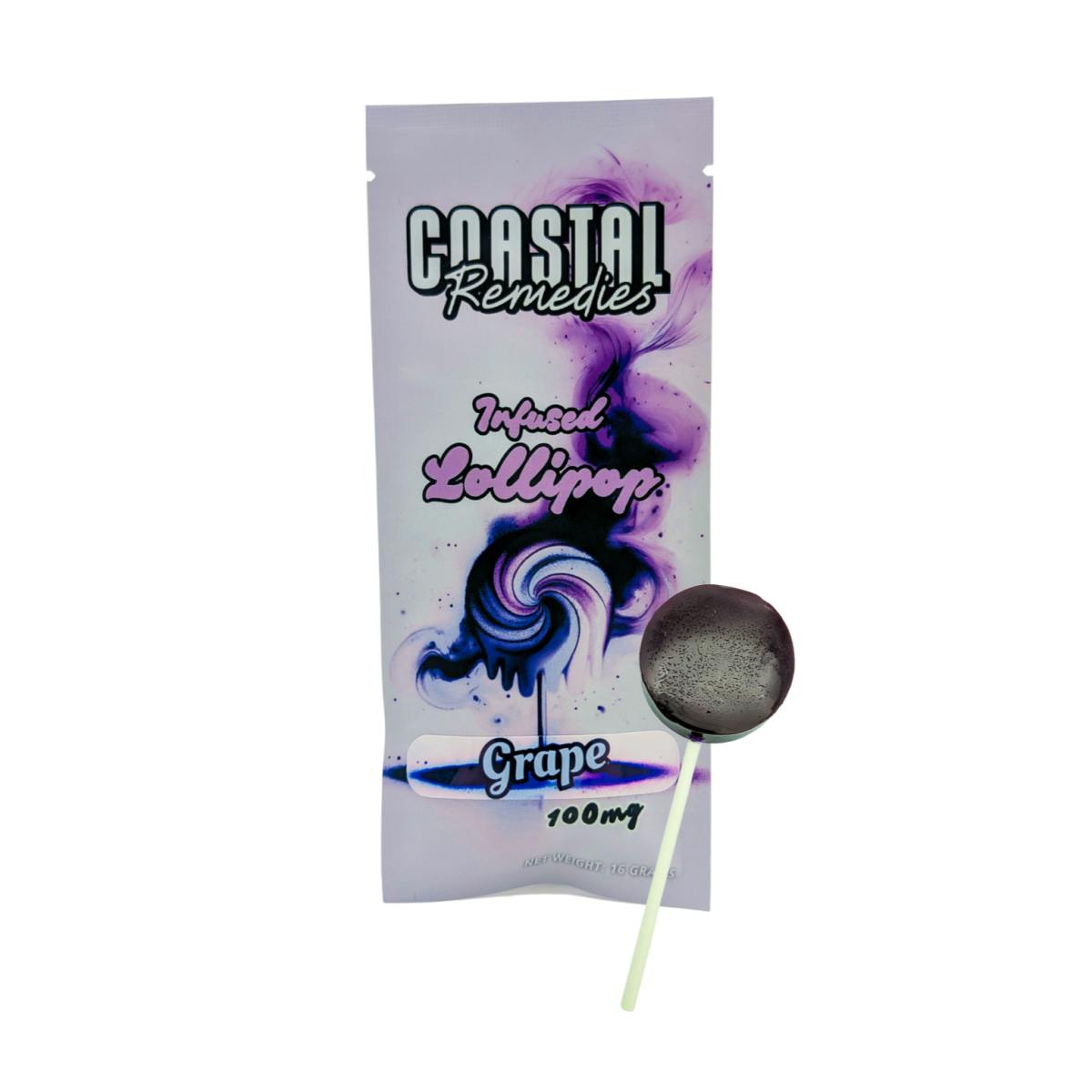100mg Grape Lollipop | Coastal Remedies