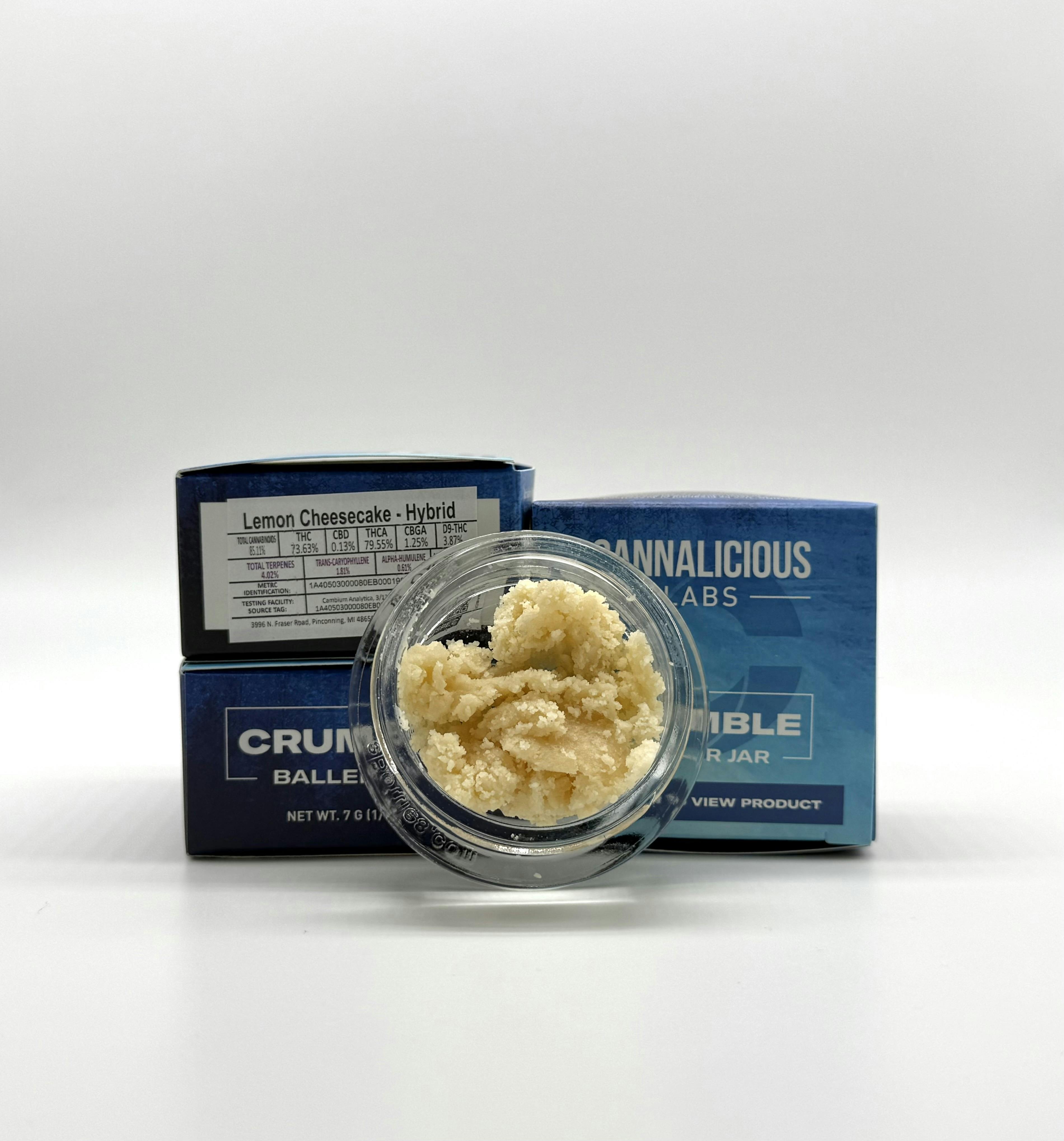 Lemon Cheesecake Crumble - Hybrid - Cannalicious Labs