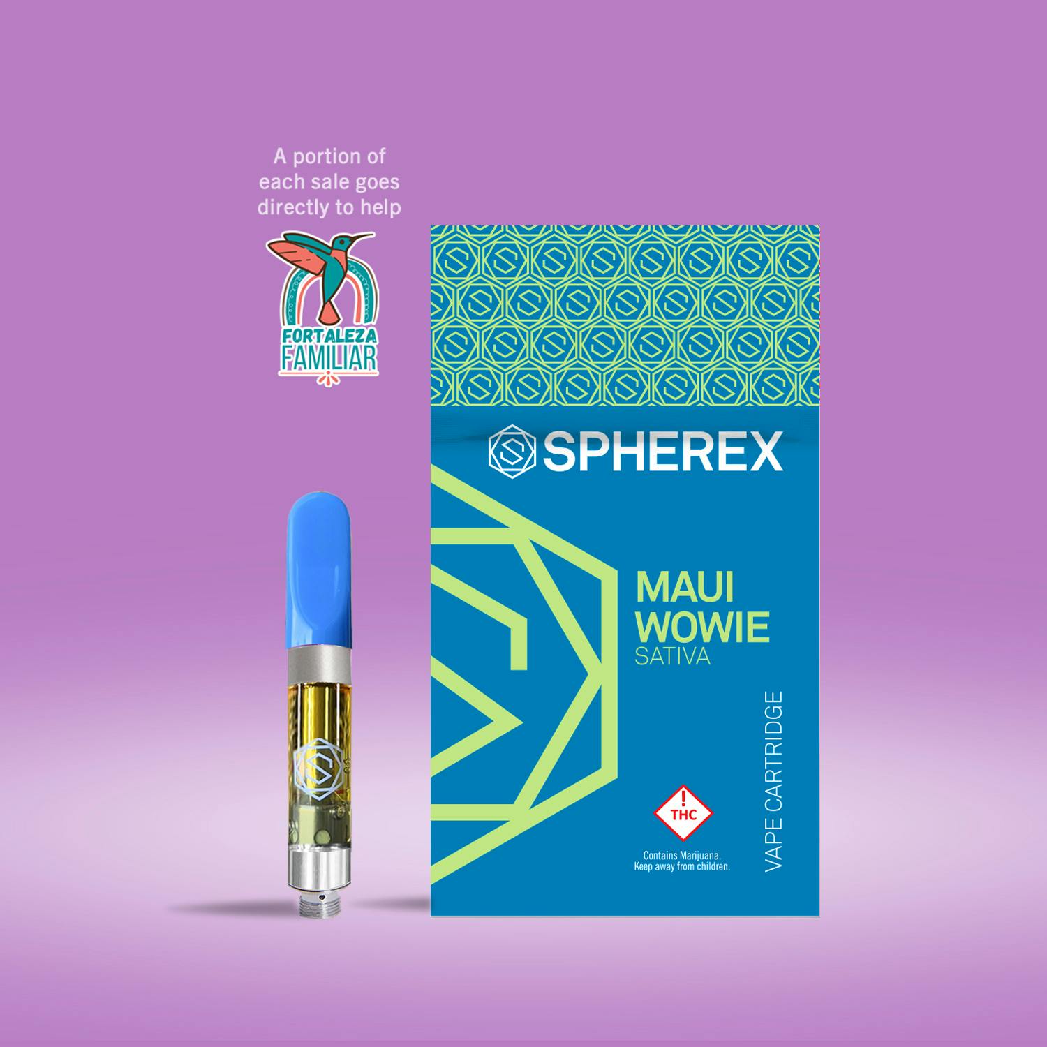 Maui Wowie Cartridge (Sativa)- 1g by Spherex