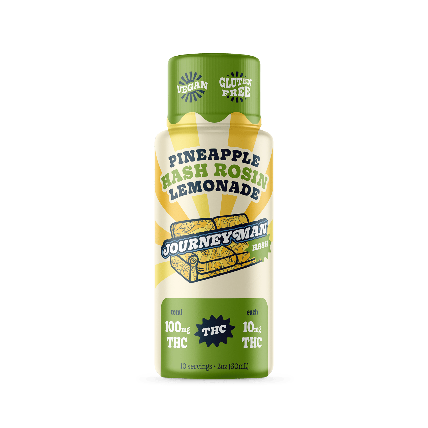 Pineapple Hash Rosin Lemonade (100mg THC)