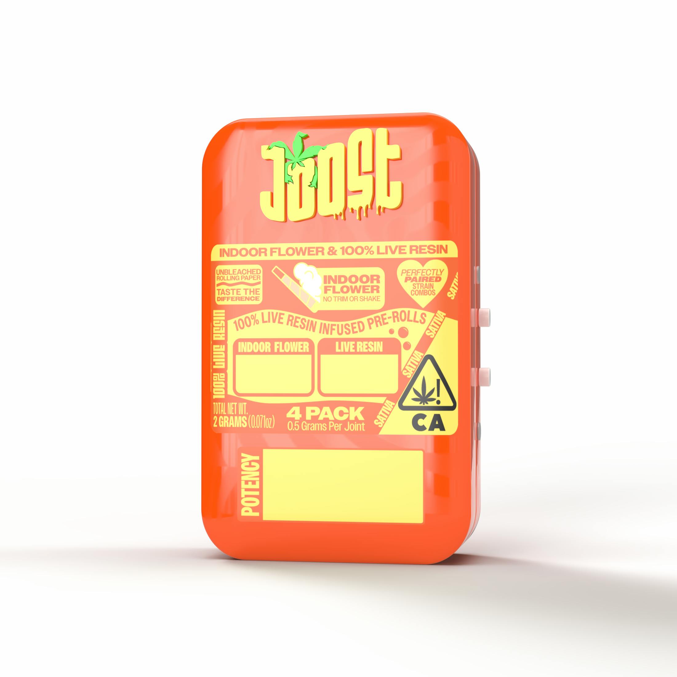 JOOST Super Boof x PineappleOrangeGuava ~ Sativa ~ 4-Pack (2g