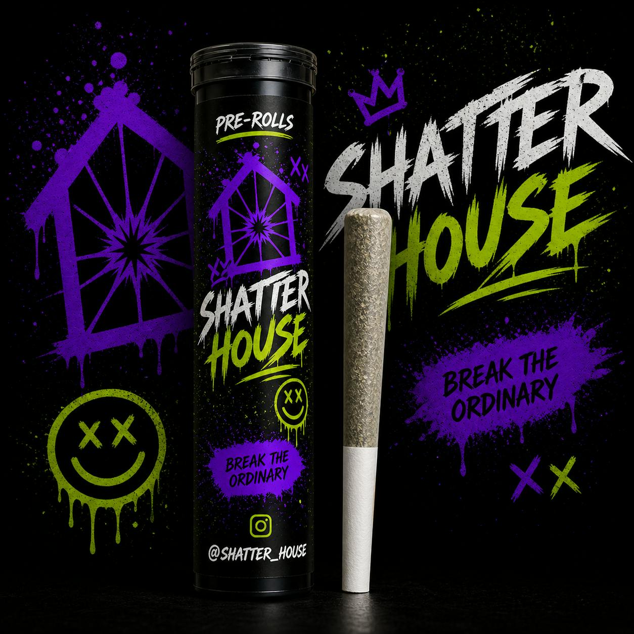 SHATTER HOUSE | Candy Land 1.1g Infused Preroll by Shatter House
