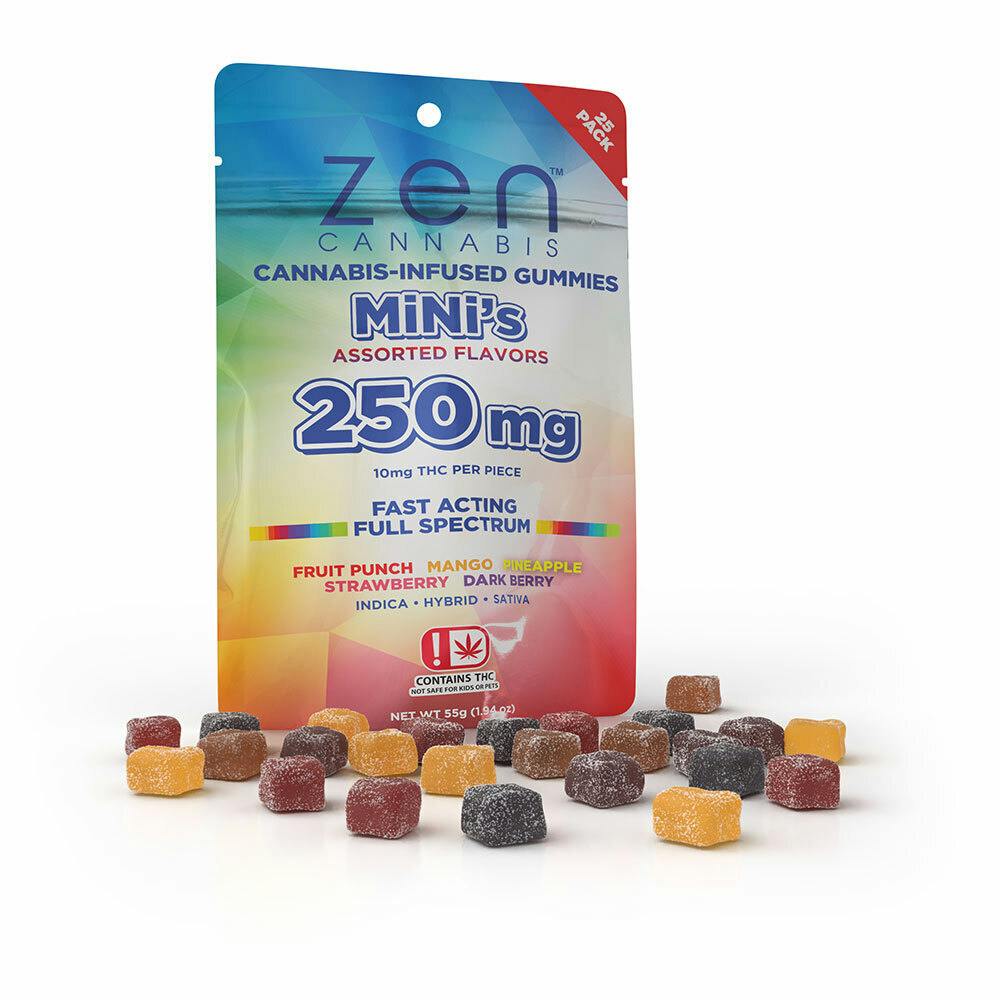 Assorted Flavor 250mg THC Minis