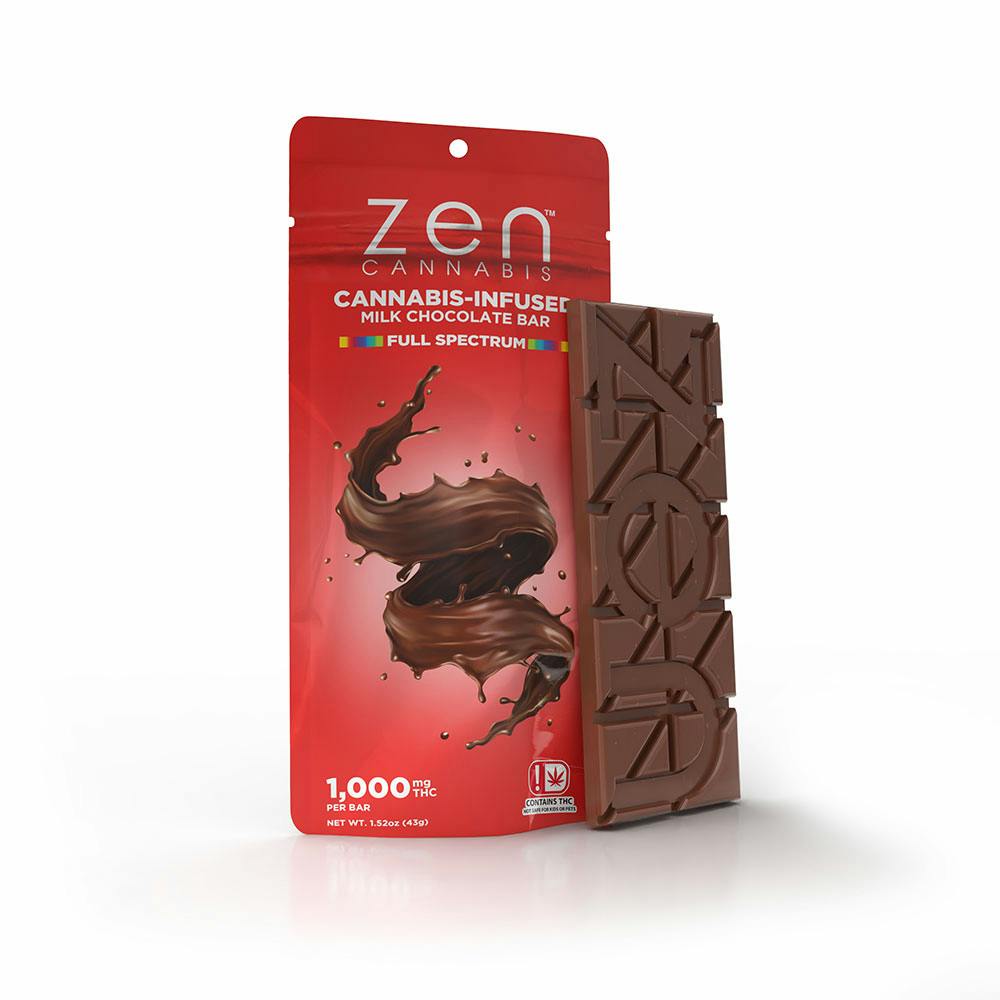 Milk Chocolate Bar - Zen Cannabis
