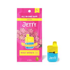 Jetty All-in-One Mini Tank Vape High THC 1g Maui Wowie