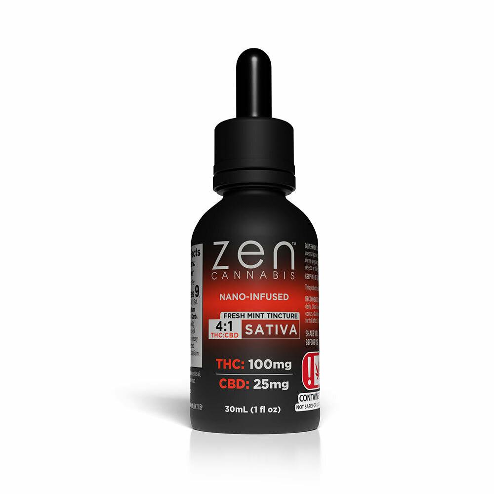 Fresh Mint 4:1 THC:CBD Sativa Tincture at East Village Dispensary