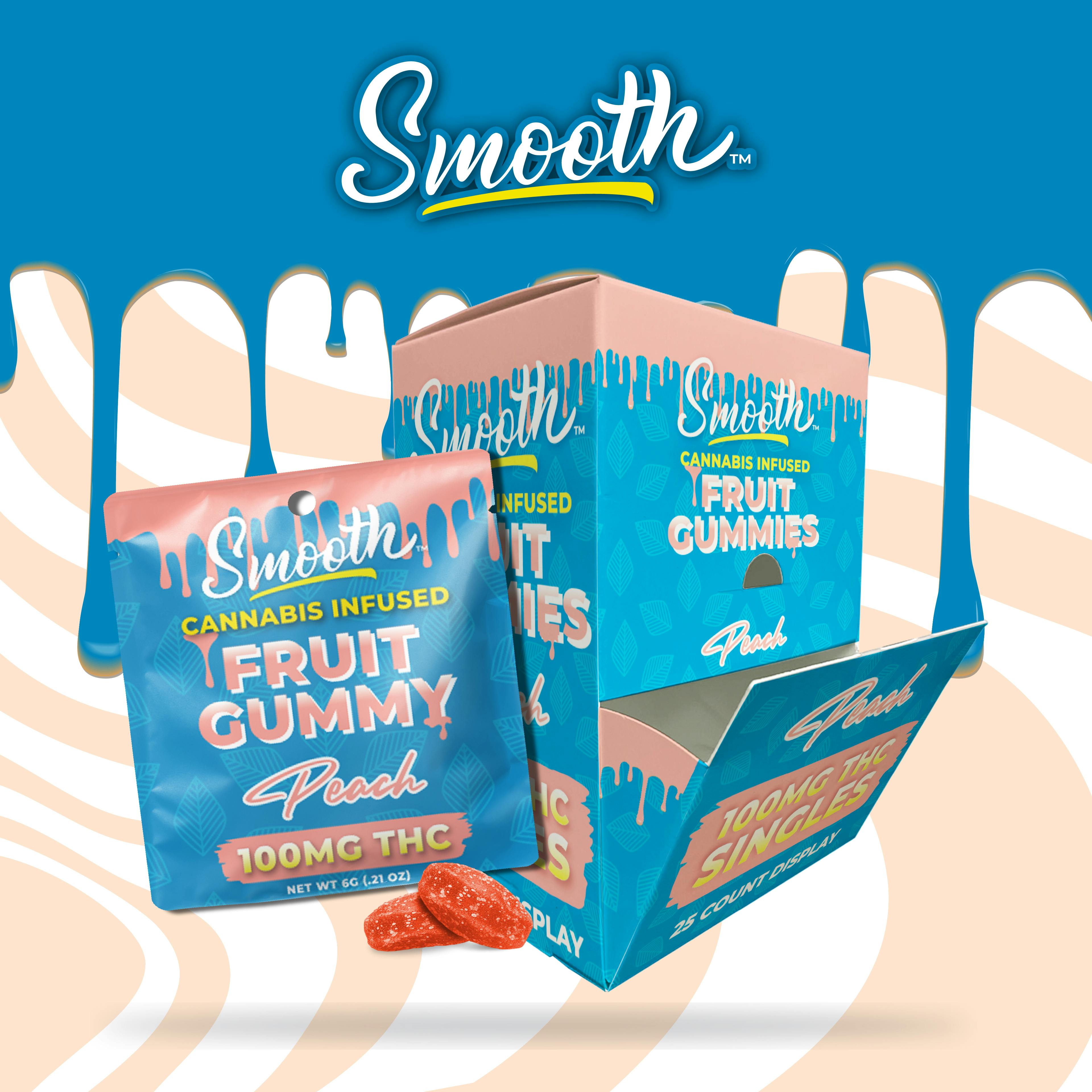 Peach - 100mg THC Single Gummies
