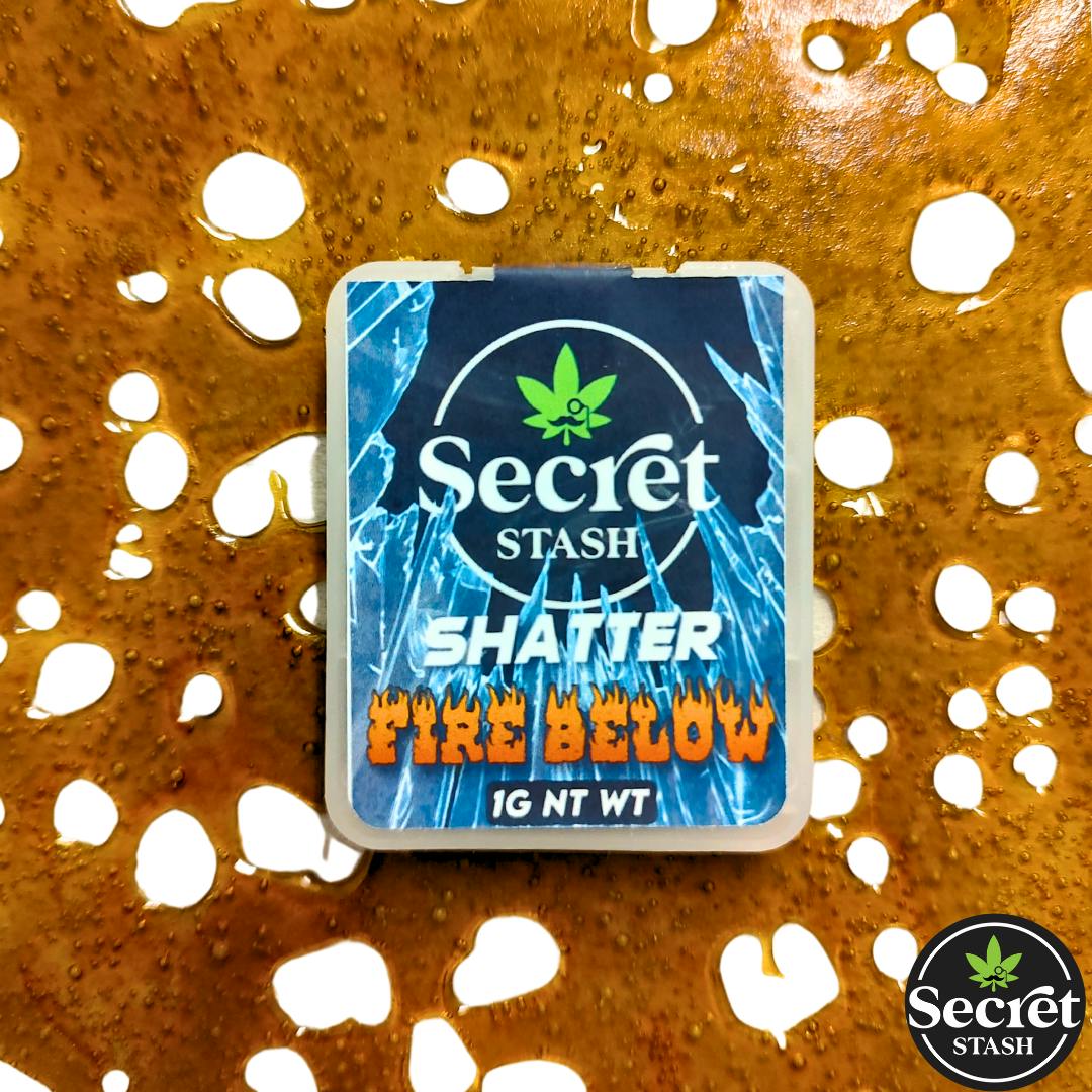 Secret Stash | Shatter | Fire Below | 1g - Secret Stash