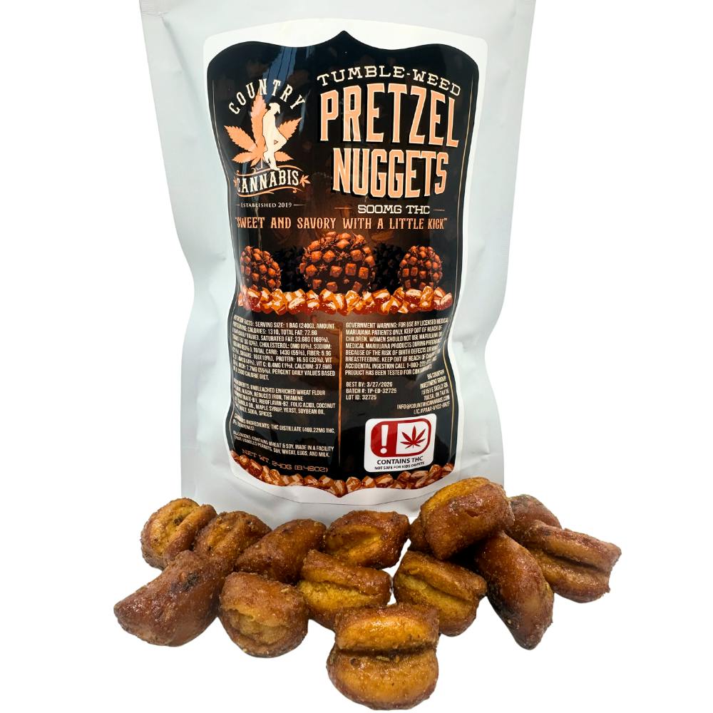 COUNTRY CANNABIS — Tumbleweed Pretzel Nuggets
