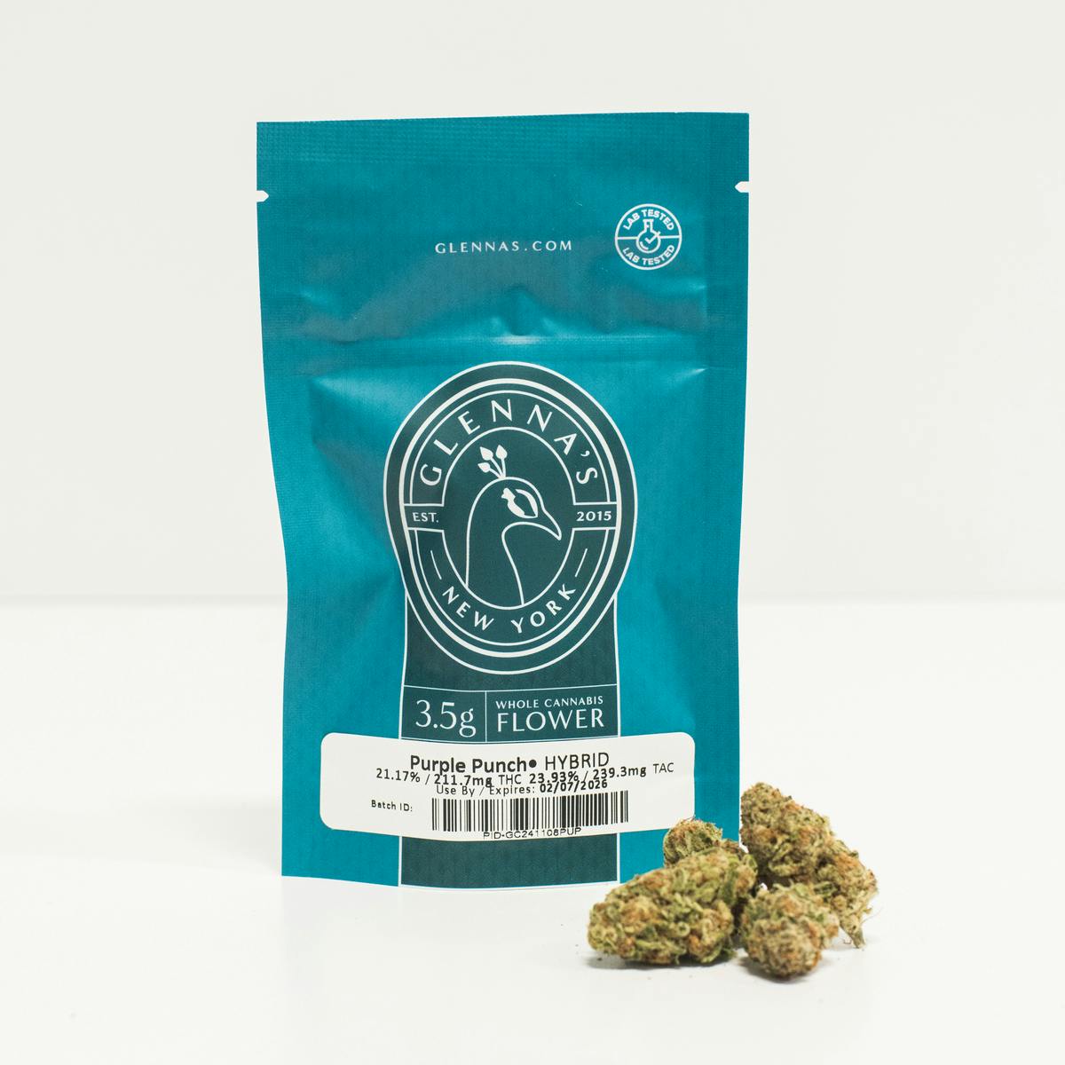Purple Punch 3.5g Flower by Glenna's