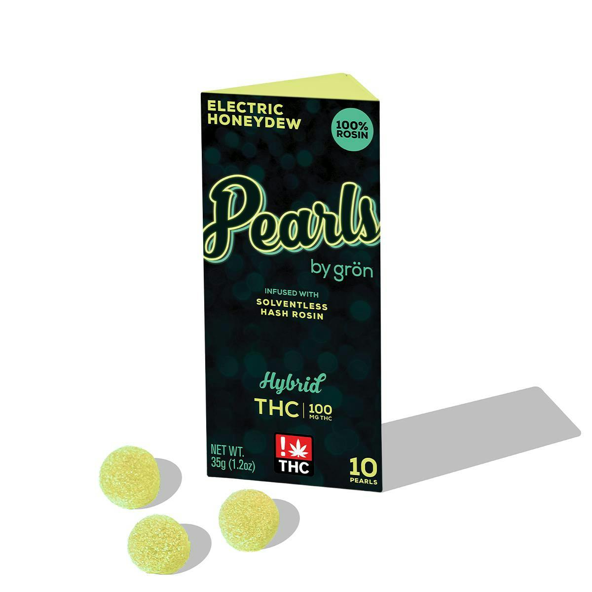 Electric Honeydew Pearls