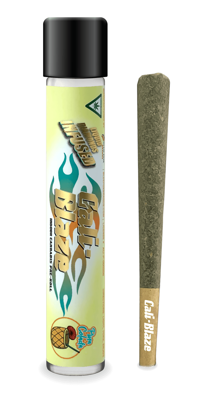 Cali-Blaze | Pina Colada | Liquid Diamond Infused Joint | 1.2g at Floraco